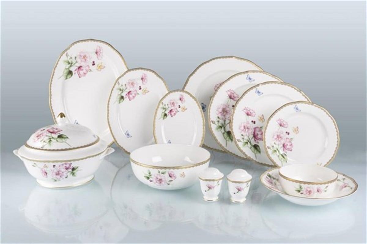 Prouna Antique Rose 72 Parça 12 Kişilik Yemek Takımı