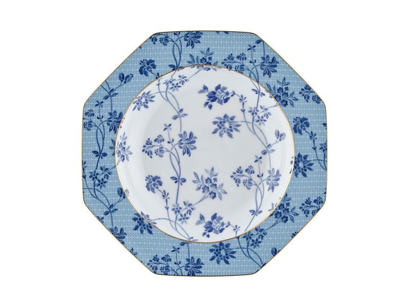 Regency Damask - Çukur Tabak 22 cm Mavi