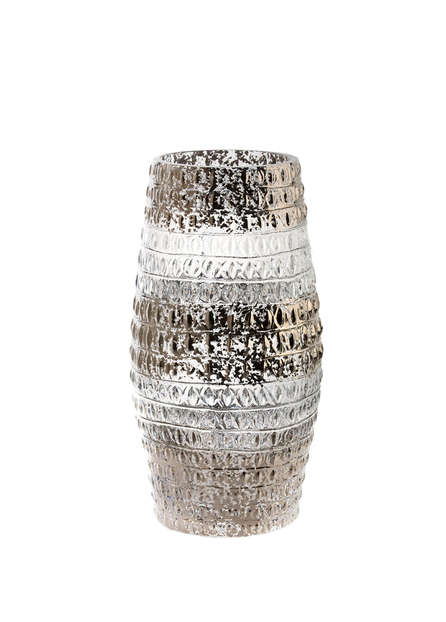ROBERTO CAVALLI CROCODILE - VAZO, PLATIN, 35 CM