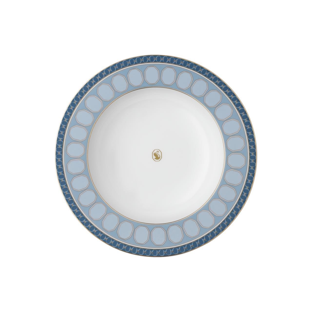ROSENTHAL X SWAROVSKI SIGNUM AZURE - CUKUR TABAK, MAVI, 24 CM