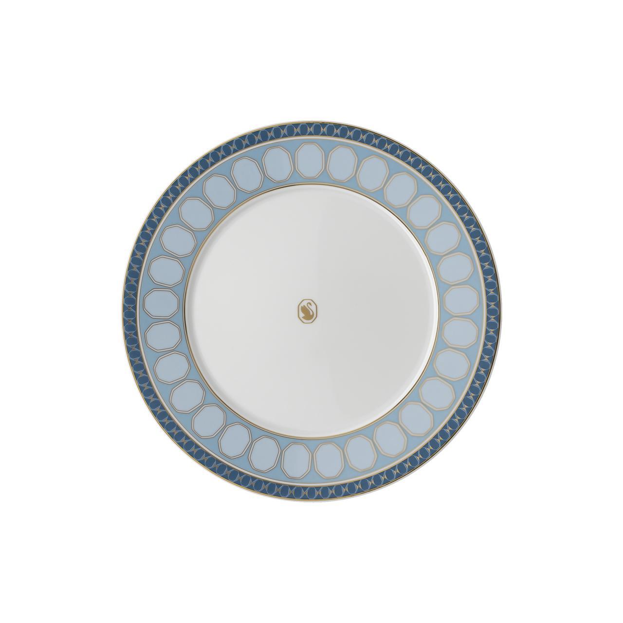 ROSENTHAL X SWAROVSKI SIGNUM AZURE - PASTA TABAGI, MAVI, 23 CM