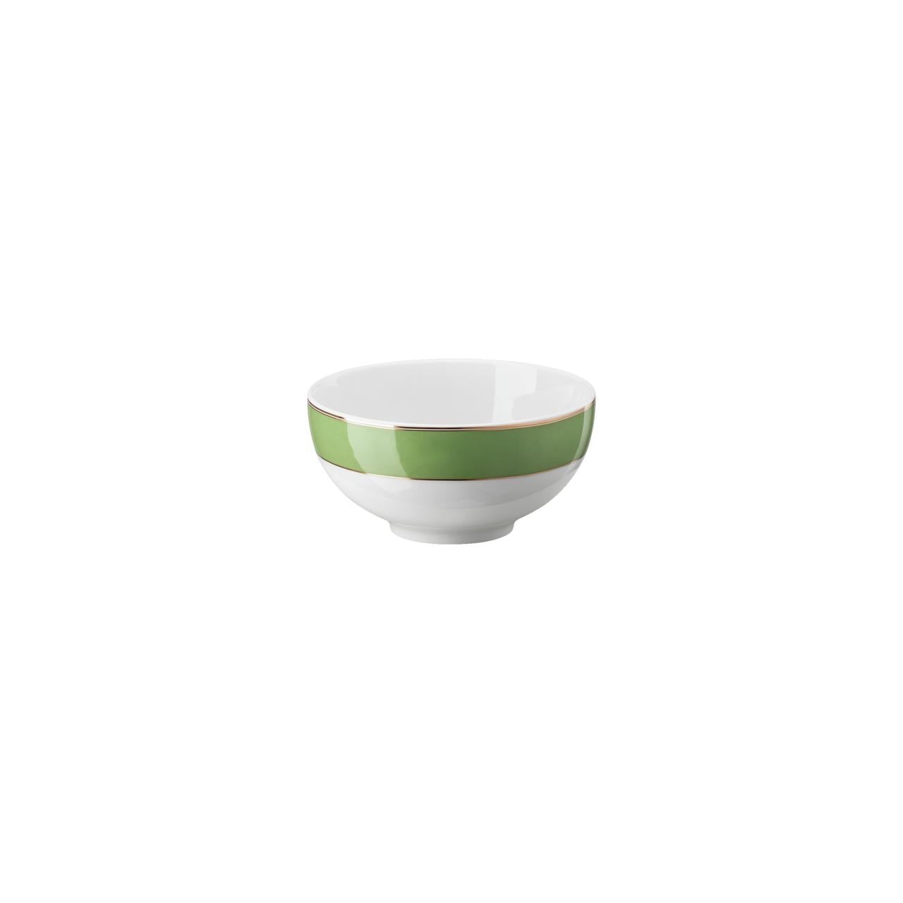 ROSENTHAL X SWAROVSKI SIGNUM FERN -KOMP./SALATA KASESI, YESIL, 12 CM