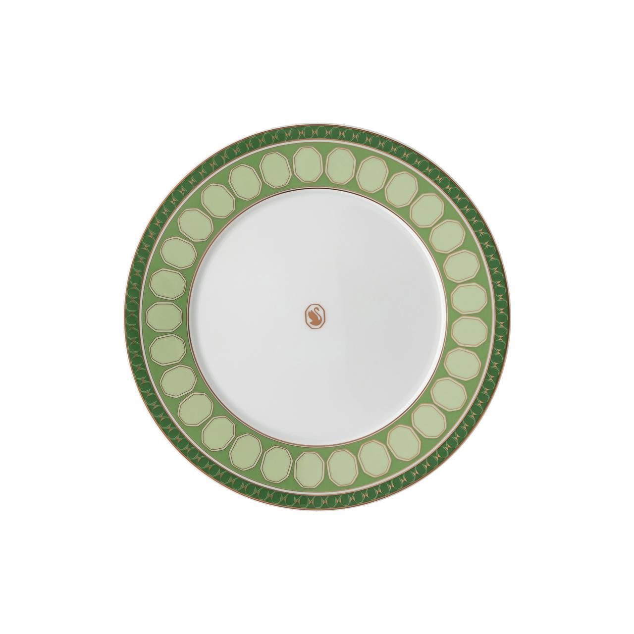 ROSENTHAL X SWAROVSKI SIGNUM FERN - PASTA TABAGI, YESIL, 23 CM