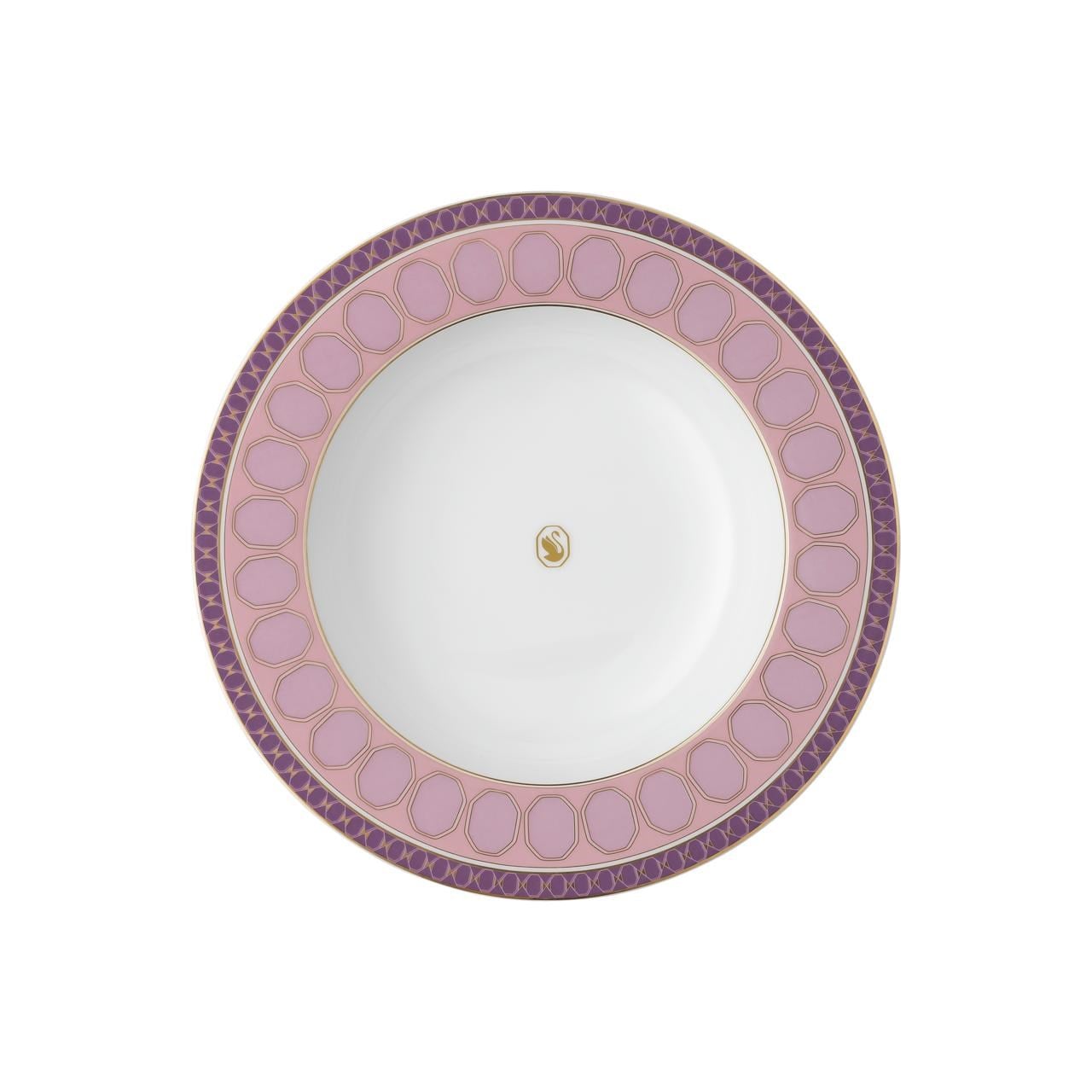 ROSENTHAL X SWAROVSKI SIGNUM ROSE - CUKUR TABAK, PEMBE, 24 CM