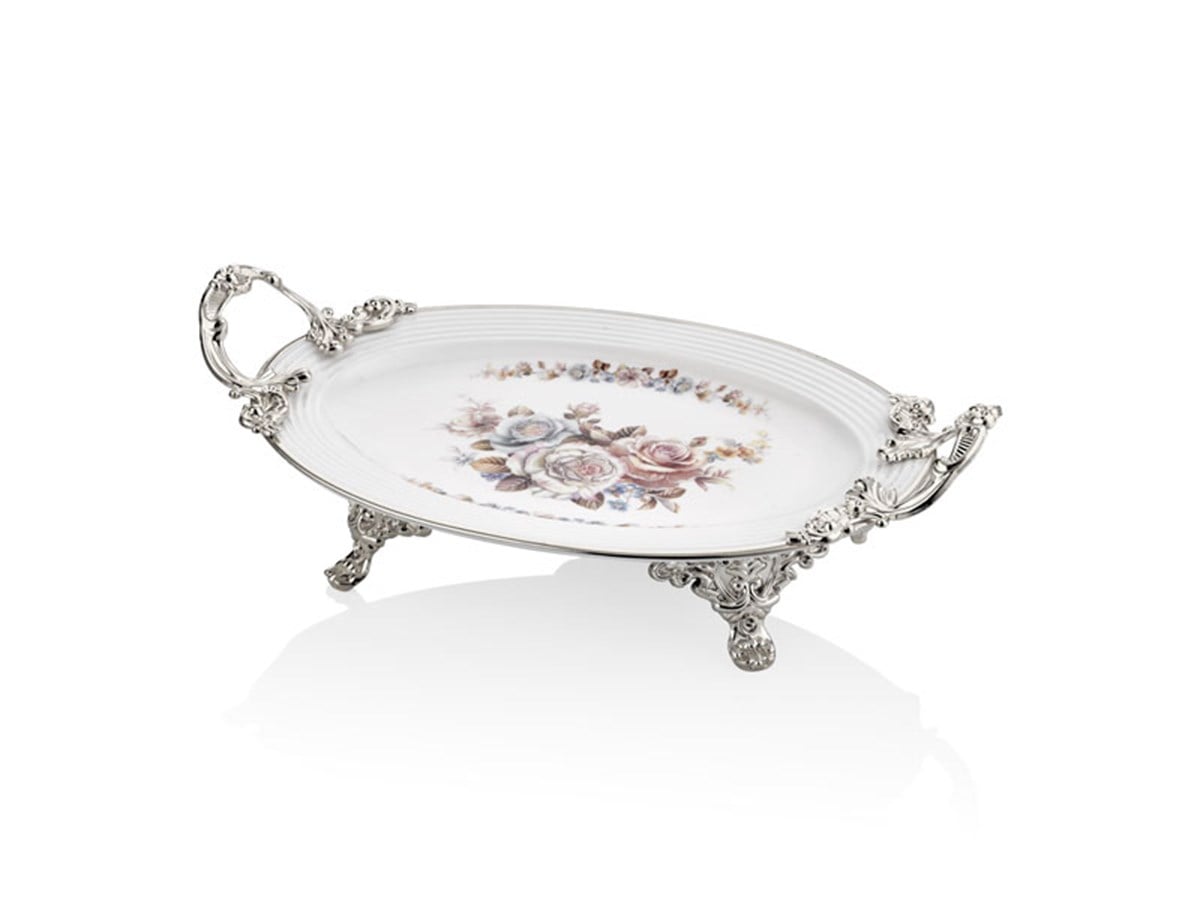 ROSETTA GOLD OVAL TABAK 35,5 CM