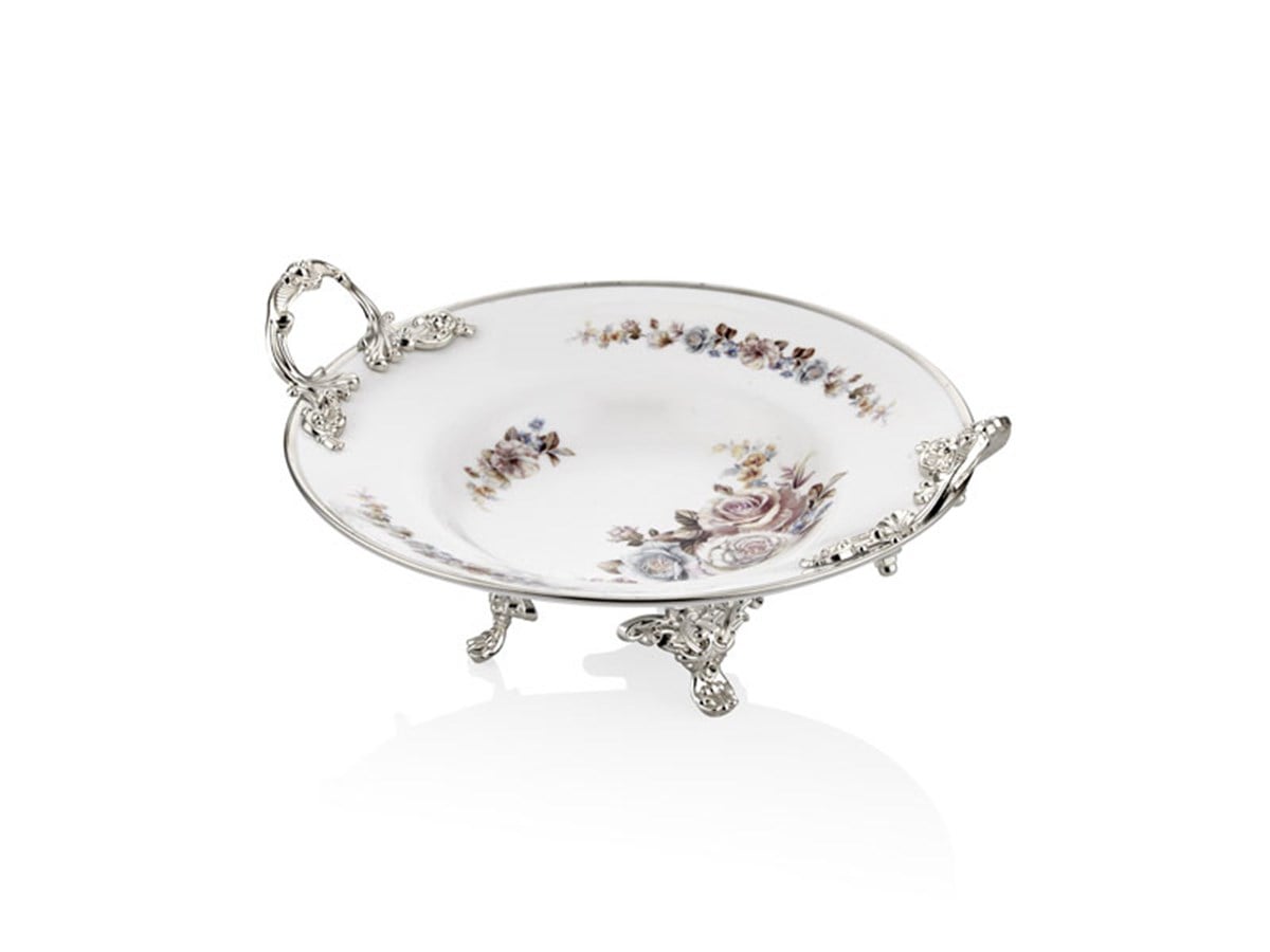 Rosetta Silver Yuvarlak Servis Tabağı