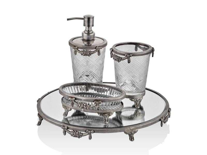 SUSPENSION ANTIQUE SILVER BANYO TAKIMI