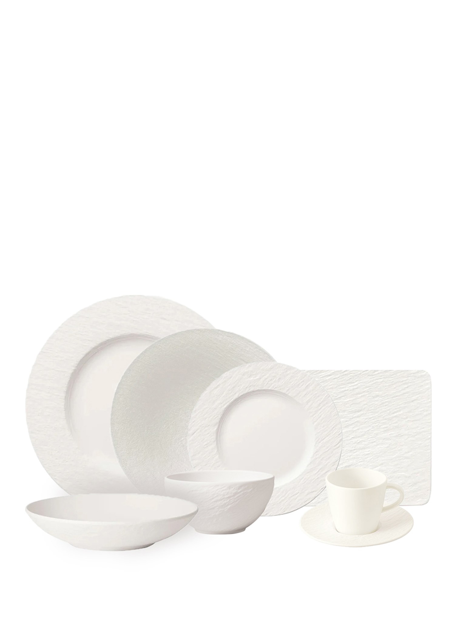 VB MANUFACTURE ROCK BLANC - 12 KISILIK YEMEK + KAHVALTI TAKIMI