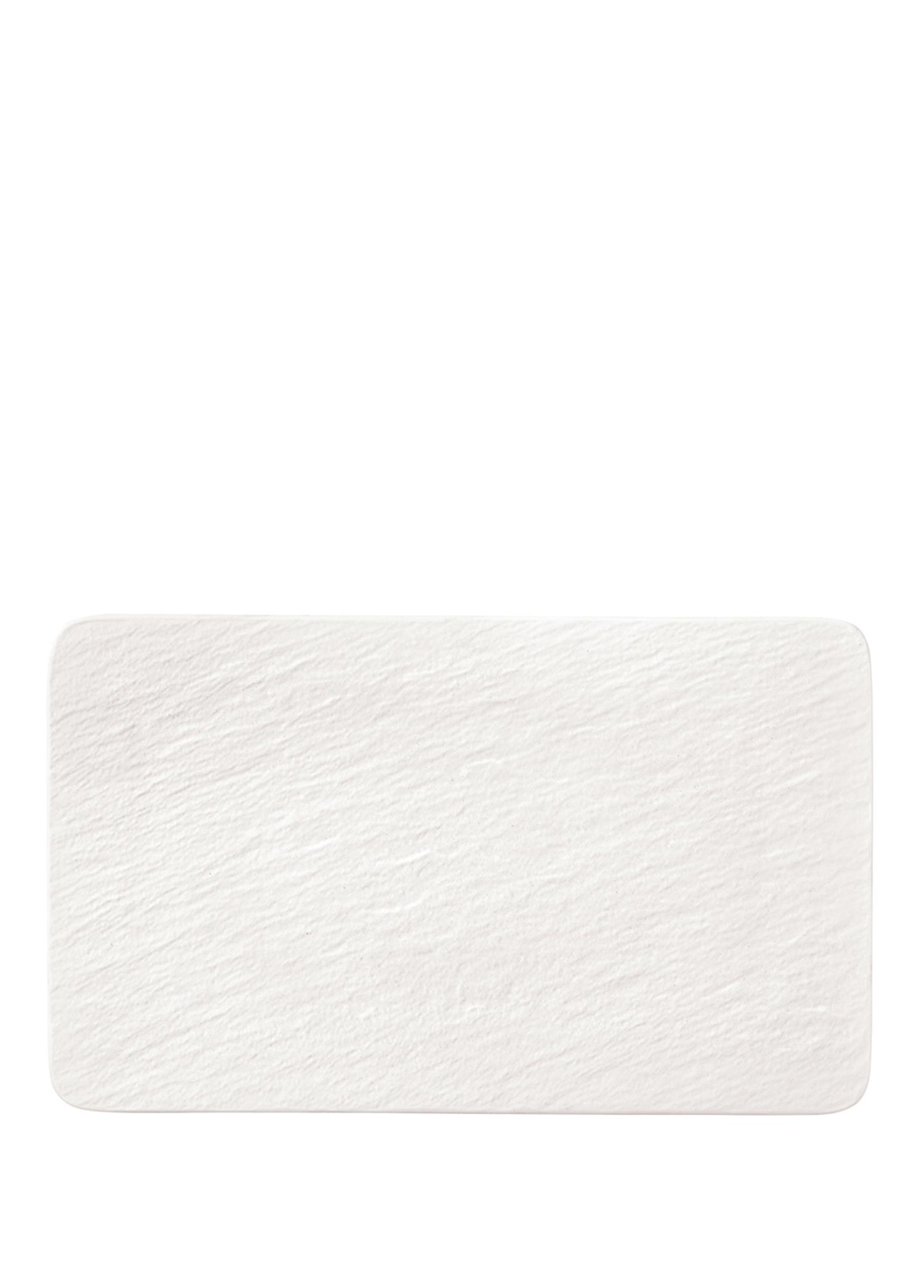 VB MANUFACTURE ROCK BLANC - DIKDORTGEN SERVIS TABAGI, 28X17 CM