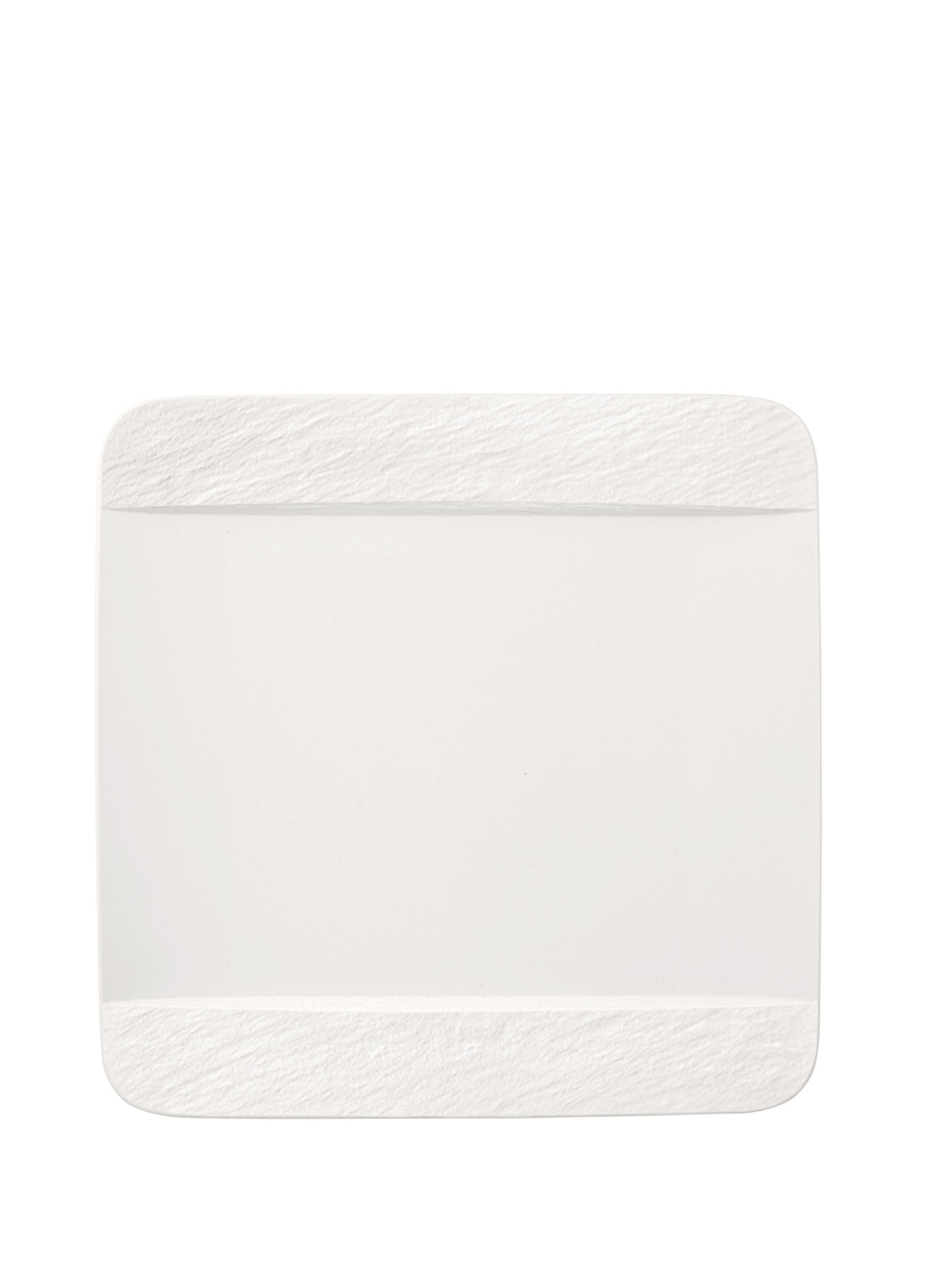 VB MANUFACTURE ROCK BLANC -  KARE YEMEK TABAGI, 28X28 CM