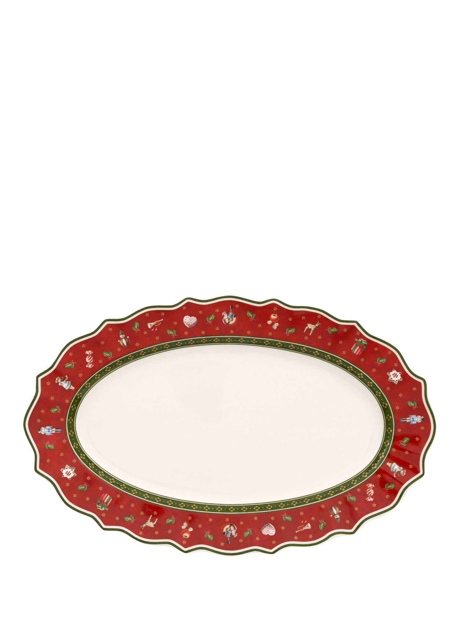 VB TOYS DELIGHT - OVAL SERVIS TABAGI, 38X23.5 CM