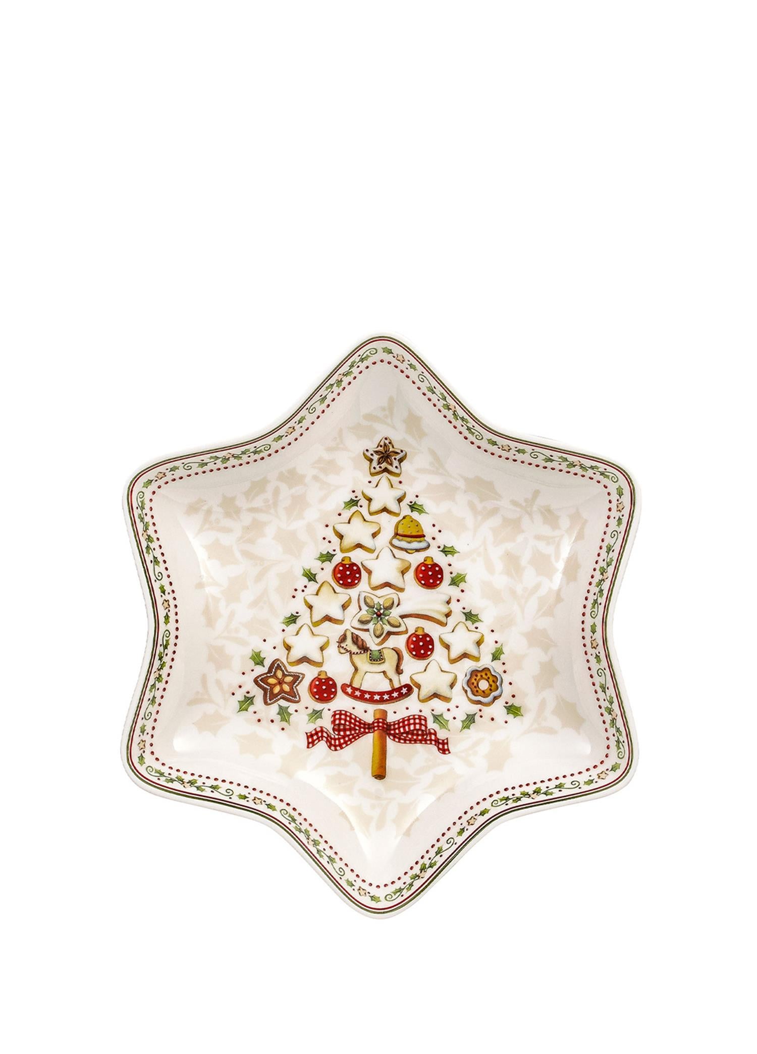 VB WINTER BAKERY - YILDIZ KASE, AGAC DESENLI, 24.5 CM
