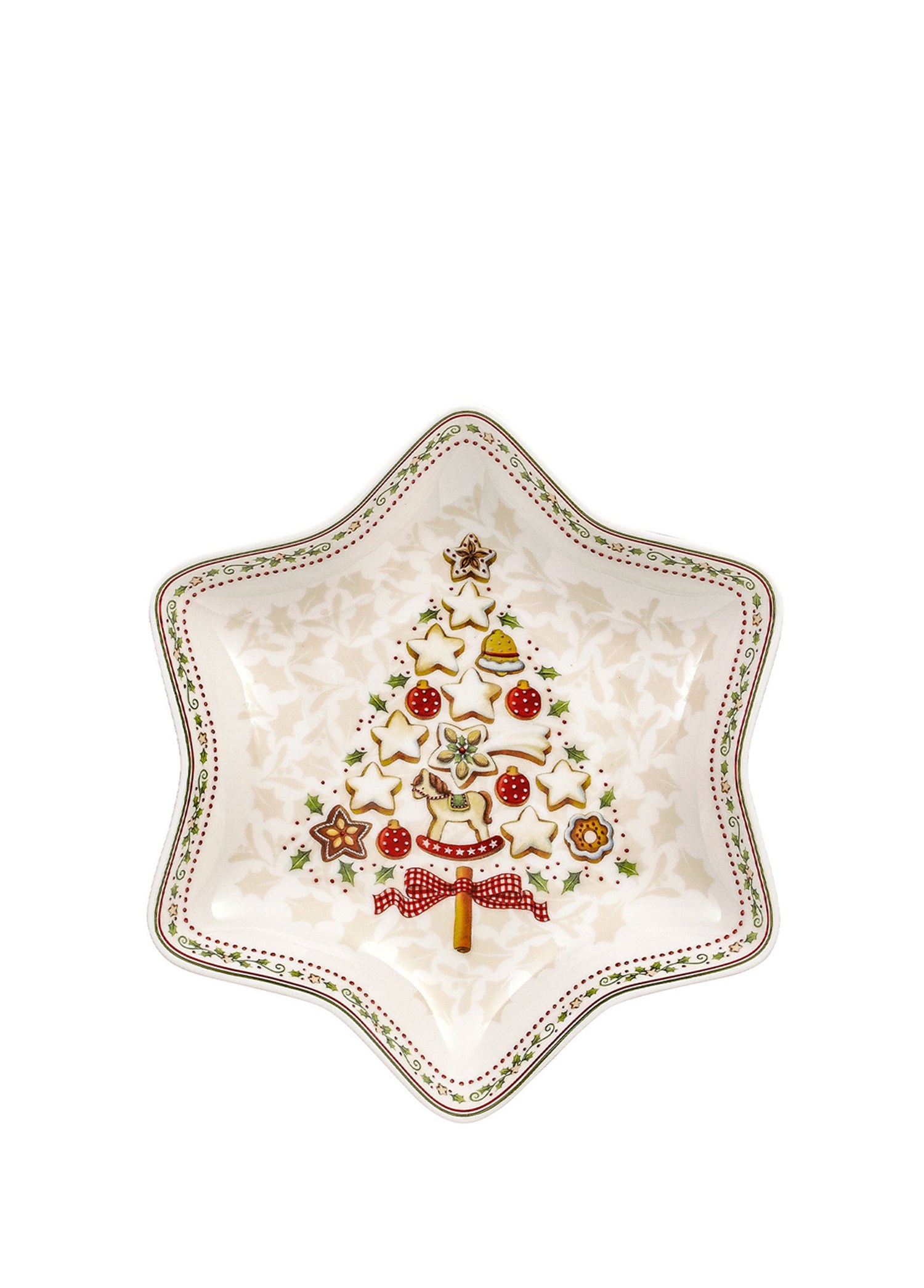 VB WINTER BAKERY - YILDIZ KASE, AGAC DESENLI, 24.5 CM