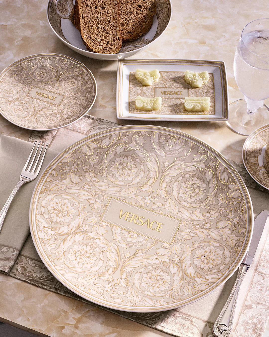 Versace Barocco Beige 51 Parça 12 KİŞİLİK 51 PARÇA YEMEK TAKIMI