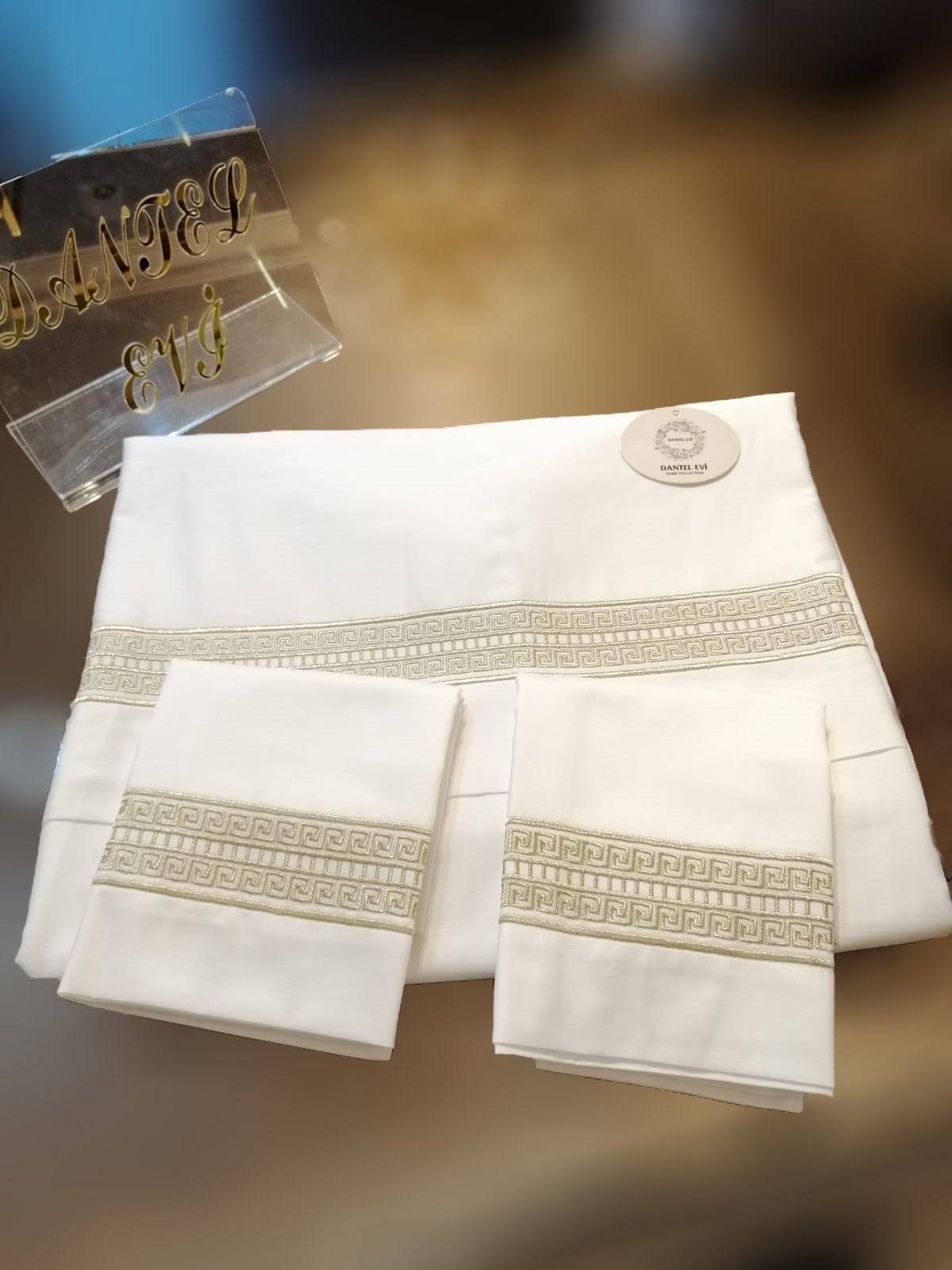 Versace Desenli Çift Kişilik Nevresim Takımı