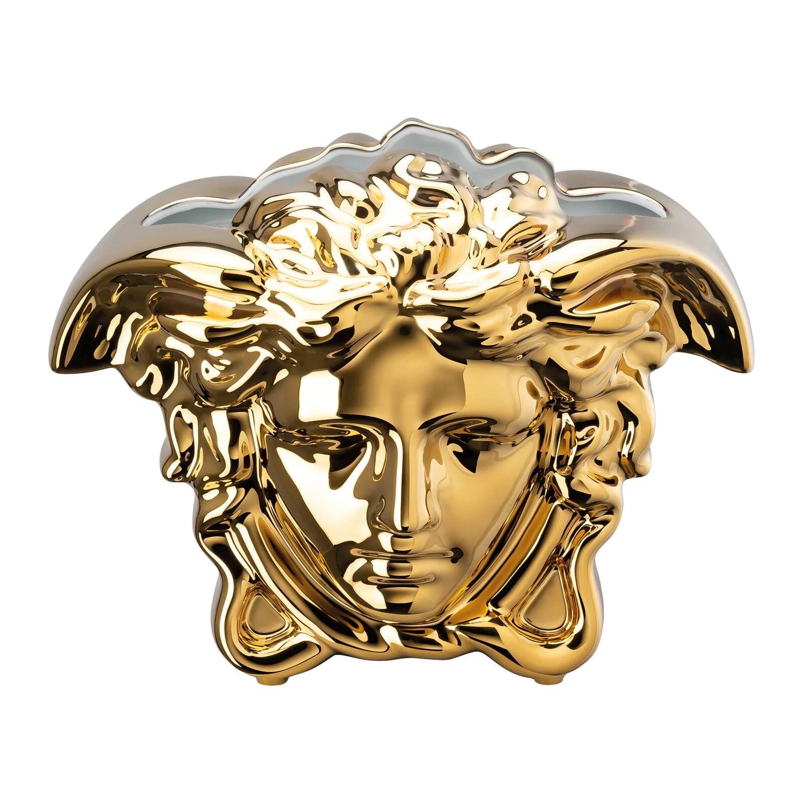 VERSACE VAZO 30 CM MEDUSA GRANDE GOLD
