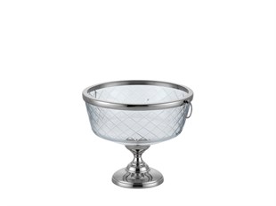 AYAKLI KULPLU NICKEL MEYVELIK 25X24X21 CM