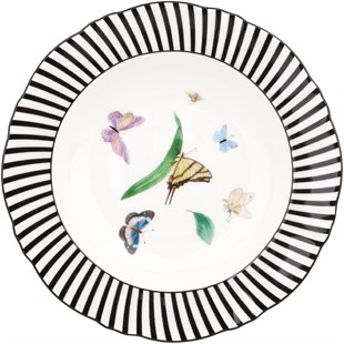 Kaleidoscope 22 cm Çizgili Çorba Tabağı
