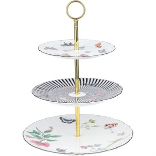 Kaleidoscope 3 Katlı Pasta Servis Standı