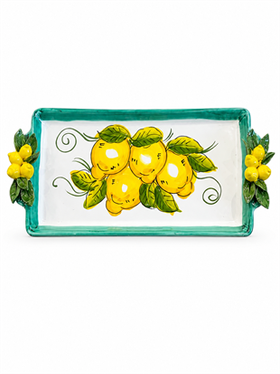 LİMON DESENLİ TEPSİ 27 CM