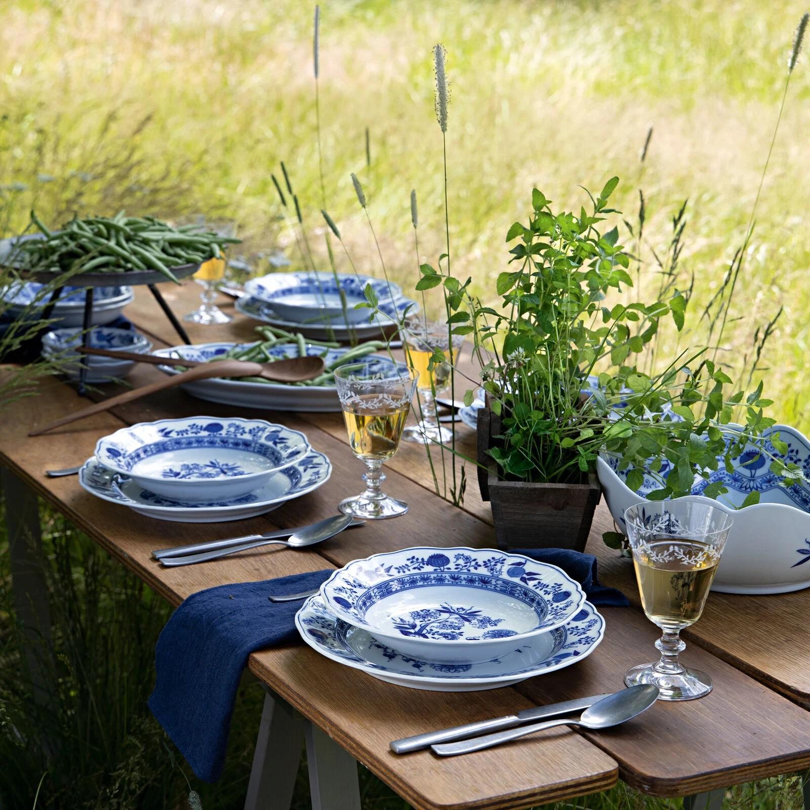 BLAU ZWIEBELMUSTER 51 PRÇ