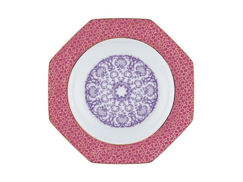 Blooming Baroque - Çukur Tabak 22 cm Mor