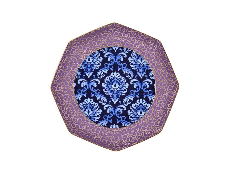 Blooming Baroque - Kahvaltı Tabağı 21 cm Mavi