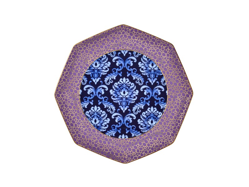 Blooming Baroque - Kahvaltı Tabağı 21 cm Mavi