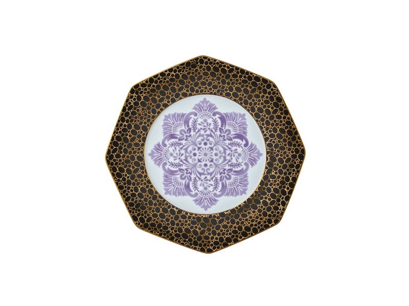 Blooming Baroque - Pasta Tabağı 17 cm Mor