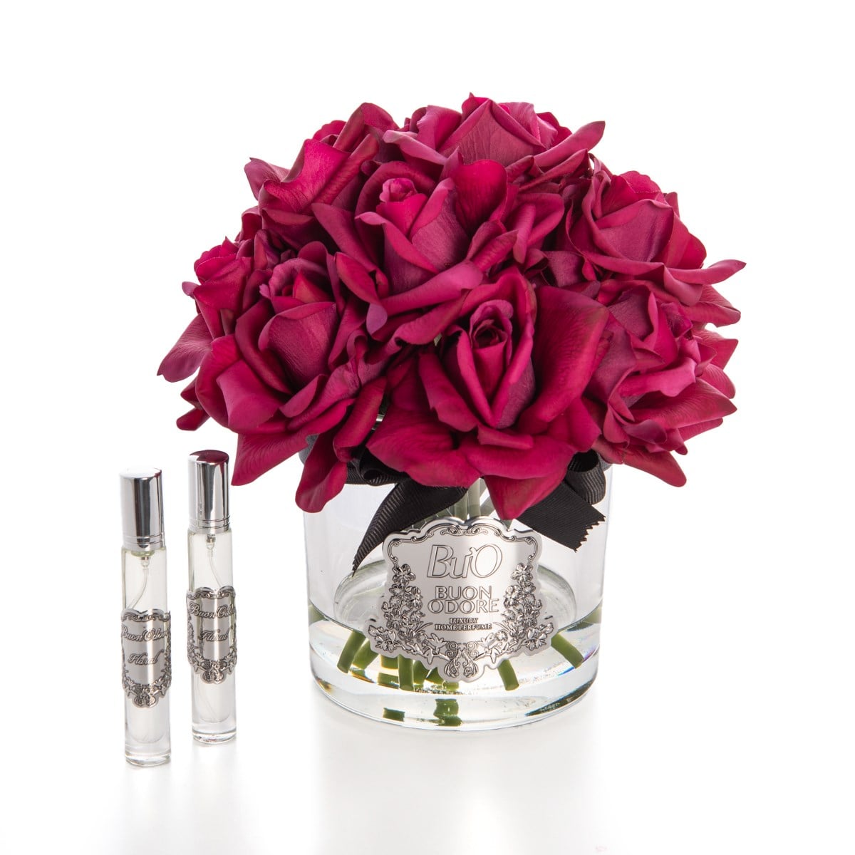 Cam Gümüş On Dört Gül Çiçek Icon Luxury Home Perfume