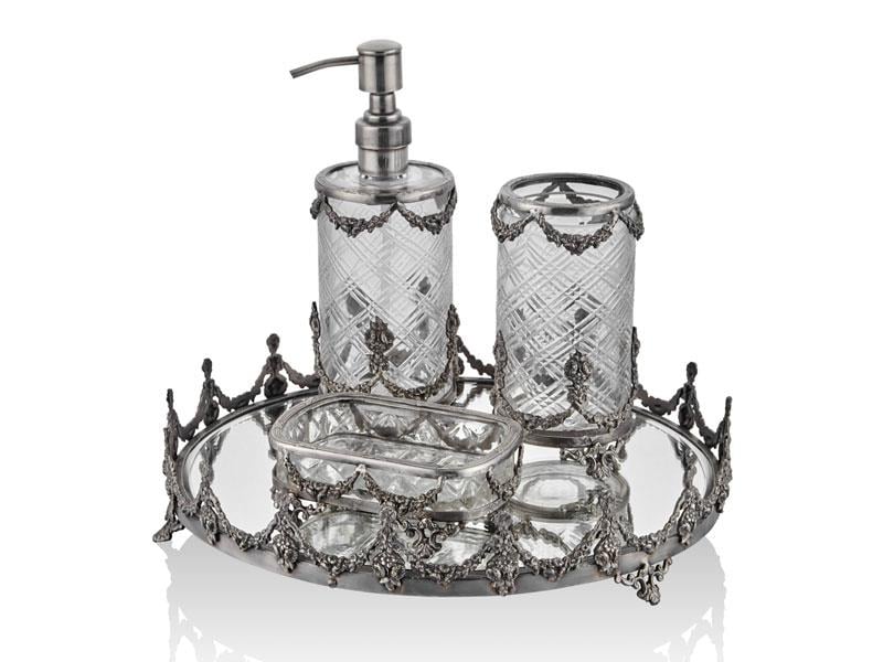 CREST ANTIQUE SILVER BANYO TAKIMI