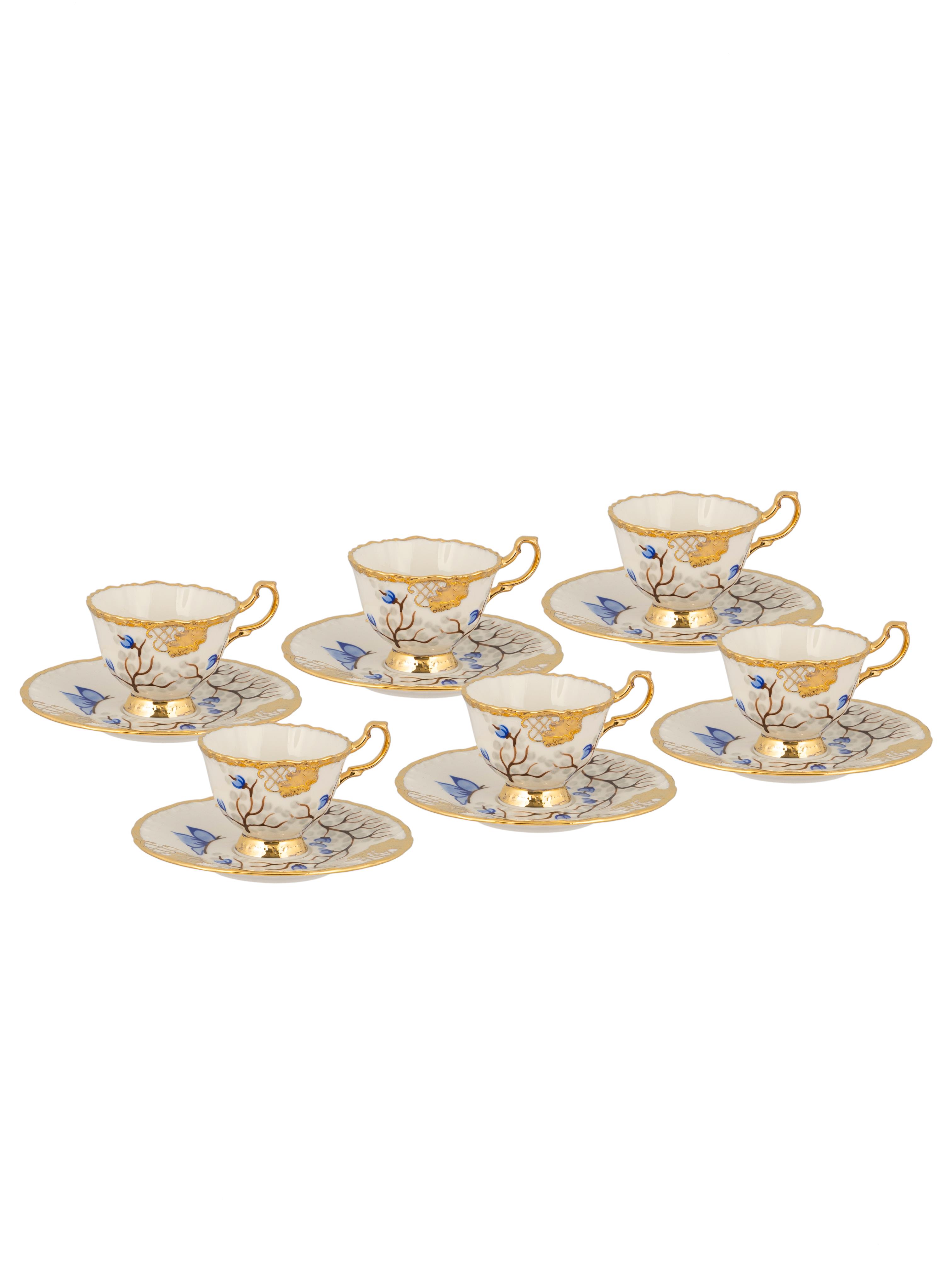 EL BOYAMA KELEBEK İPEK FİNCAN SET