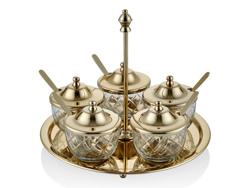 GOLD 5LI BAHARATLIK SET 23X23X19 CM