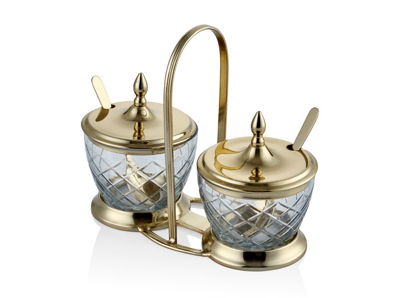 GOLD BAHARATLIK 2LI SET 21,5X10X18 CM