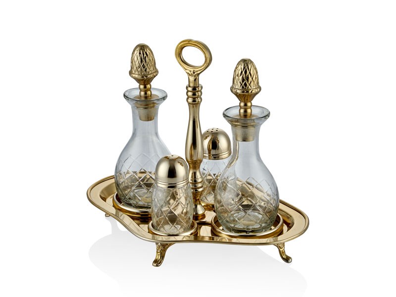 GOLD YAG VE SIRKE SETI 27X20X22,5 CM