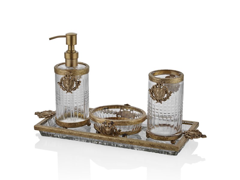 HERALDRY ANTIQUE BRASS BANYO TAKIMI