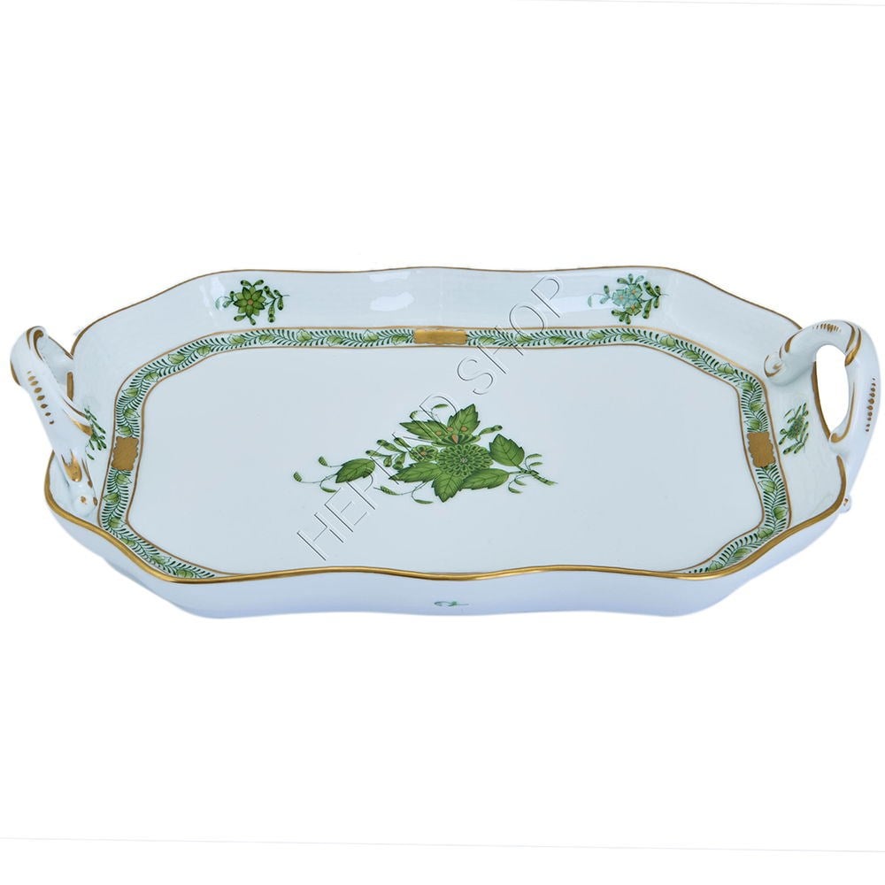 HEREND YEŞİL APPONYİ TEPSİ
