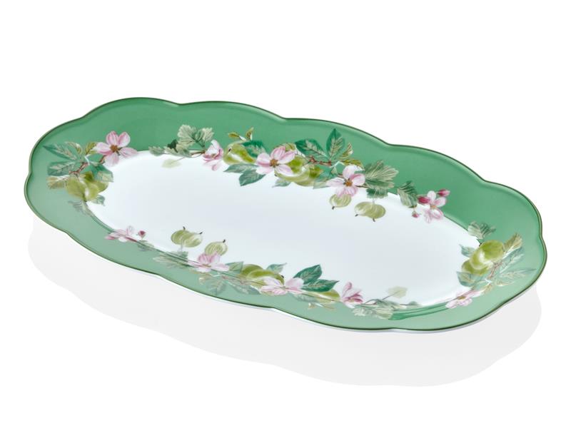 Horticool Green - Büyük Kayık Tabak 35 cm