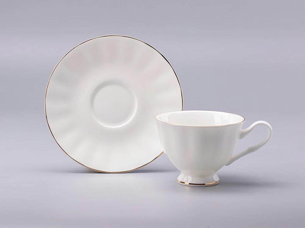IMPERIAL ÇAY FİNCANI VE FİNCAN TABAĞI NEGA ALTIN ŞERİT