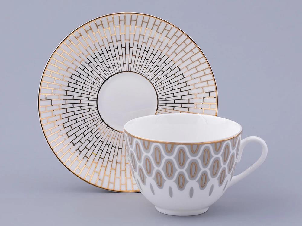 IMPERIAL TABAKLI ÇAY FİNCANI . BAHAR - 2 SALAMANDRA GREY