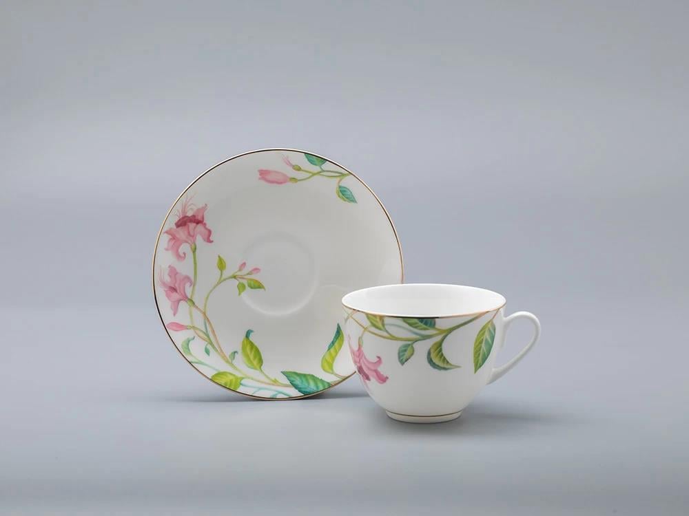 IMPERIAL TEA CUP AND SAUCER. SPRİNG-2. DREAM GARDEN 250 ML
