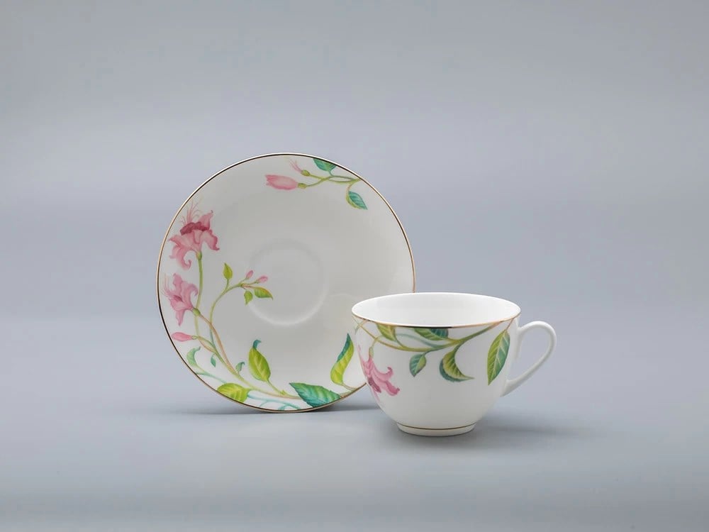 IMPERIAL TEA CUP AND SAUCER. SPRİNG-2. DREAM GARDEN 250 ML