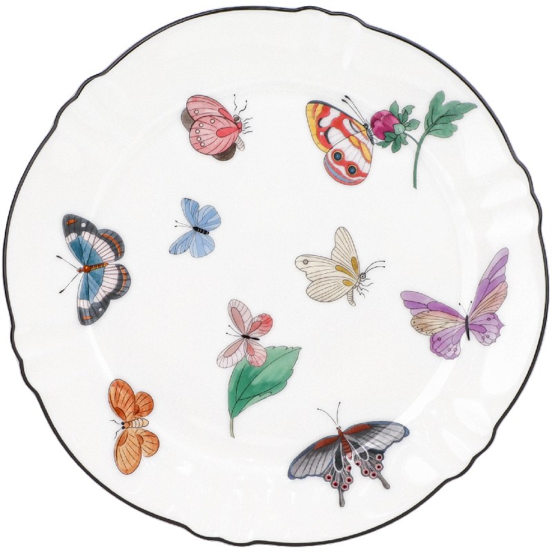 Kaleidoscope 18,5 cm Kelebek Desenli Tatlı Tabağı