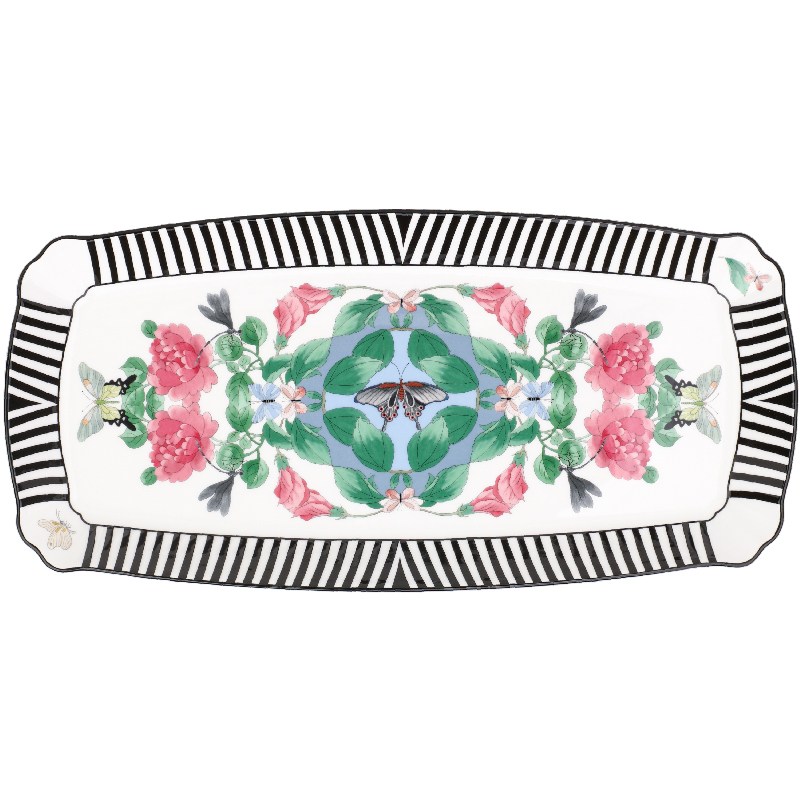 Kaleidoscope 33 cm Dikdörtgen Servis Tabağı