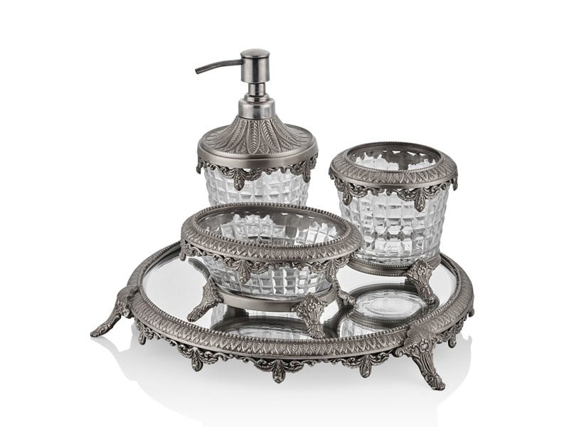 LEAVES ANTIQUE SILVER BANYO TAKIMI