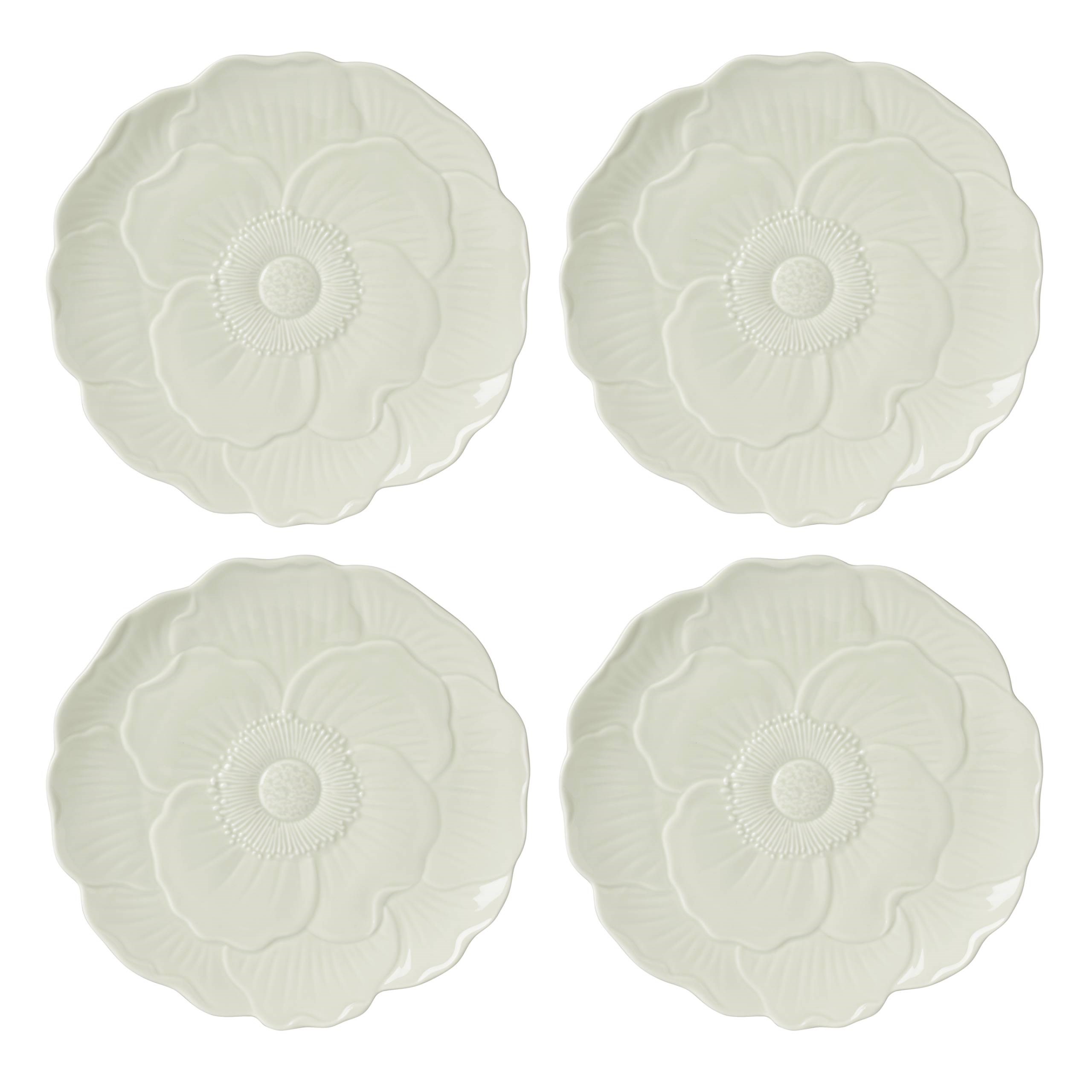 LENOX BUTTERFLY - ACCENT TABAGI, 4'LU SET, YESIL, 23 CM
