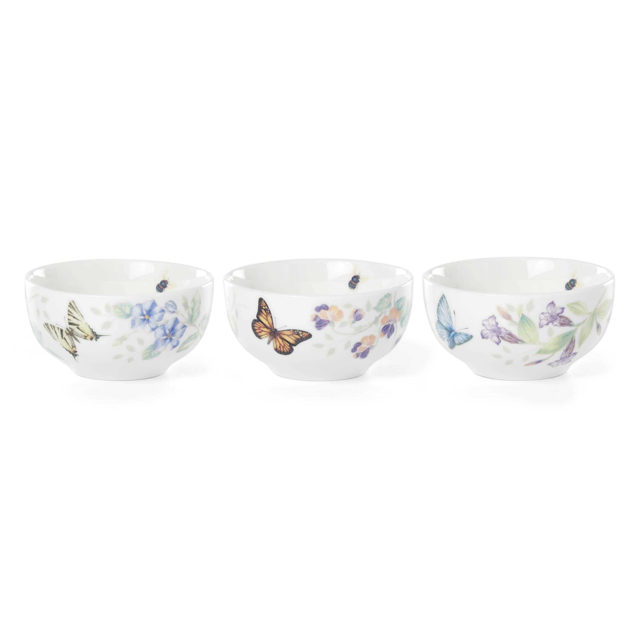 LENOX BUTTERFLY - KASE SETI, 3'LU, 11 CM, 0.32 L