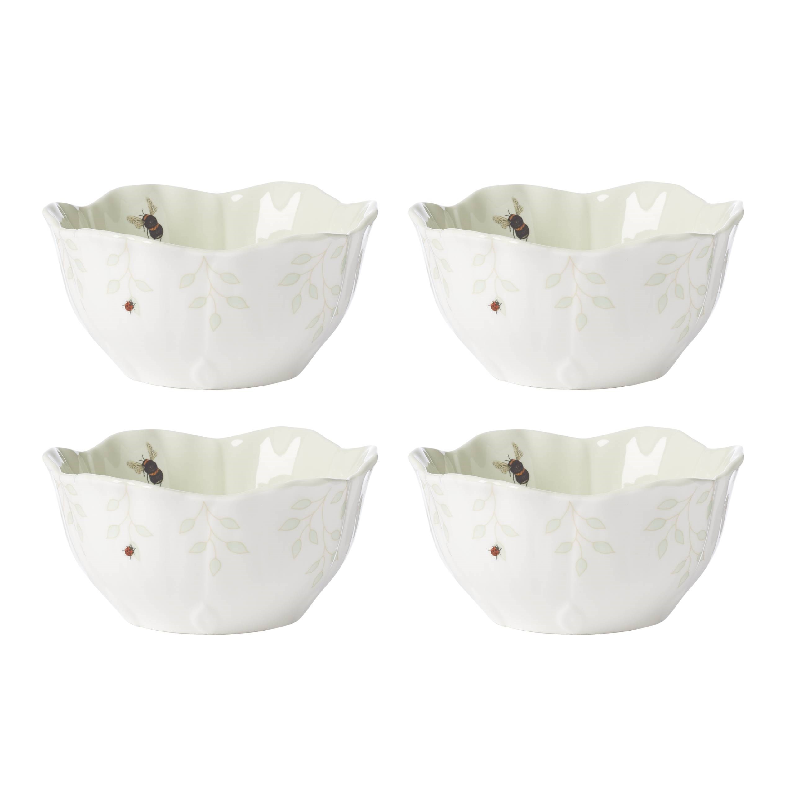 LENOX BUTTERFLY - KOMP./SALATA KASESI, 4'LU SET, YESIL, 0,27 L, 12 CM