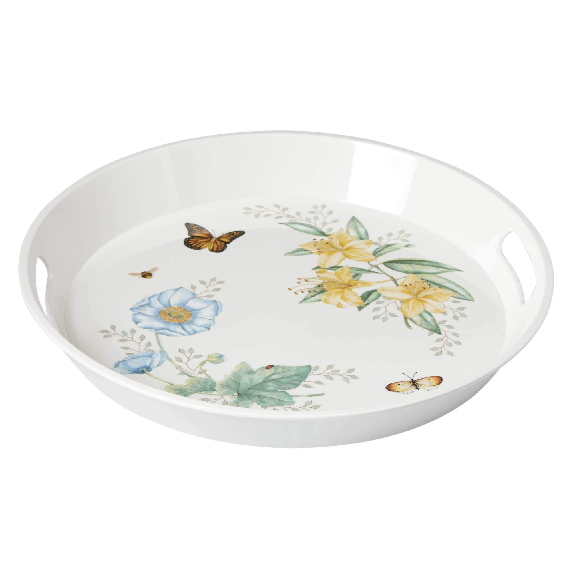 LENOX BUTTERFLY - MELAMIN SERVIS TEPSISI, YUVARLAK, 38 CM