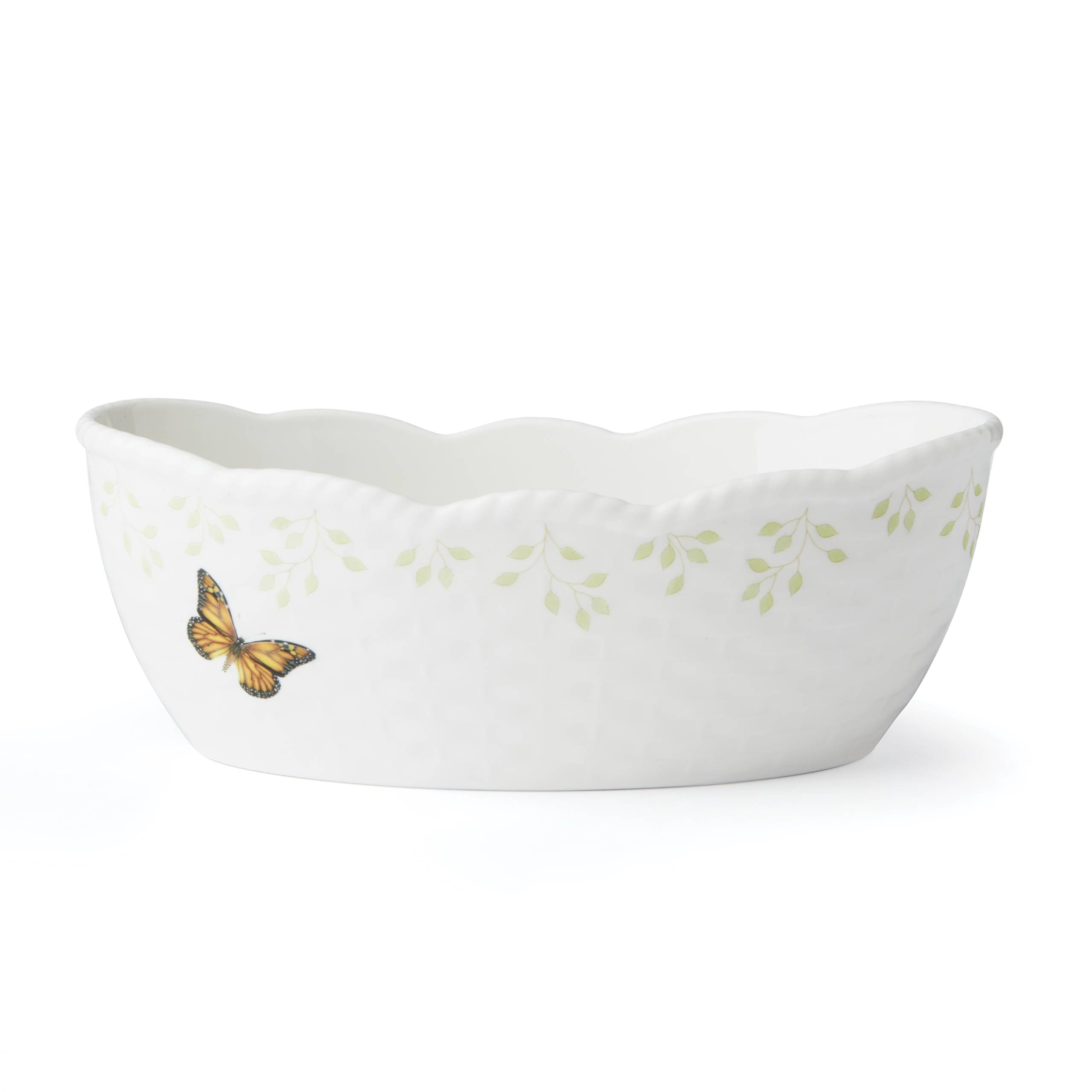 LENOX BUTTERFLY - OVAL EKMEK SEPETİ, 25,4 CM
